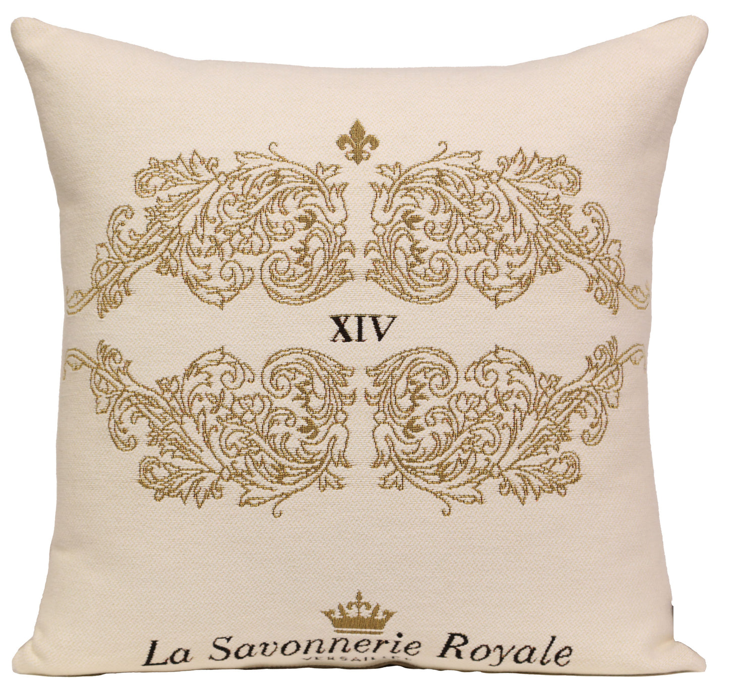Gold Ornament French Cushion Cover