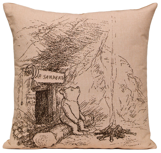 Winnie at the Firecamp French Cushion Cover