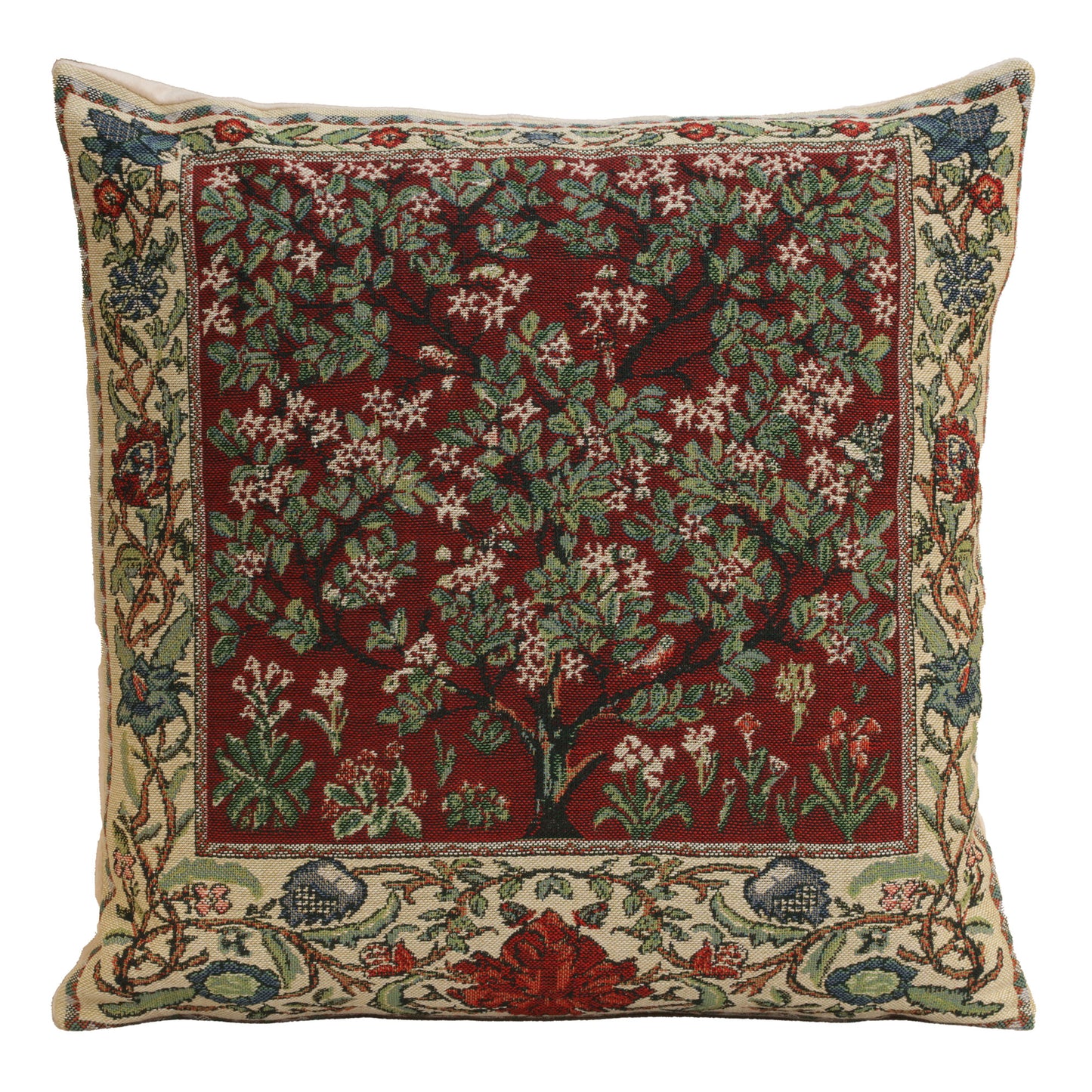 Tree of Life Red Cushion Cover Wholesale