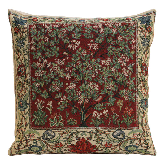 Tree of Life Red Cushion Cover Wholesale
