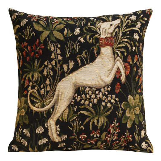 Medieval Hound Leaping European Cushion Covers