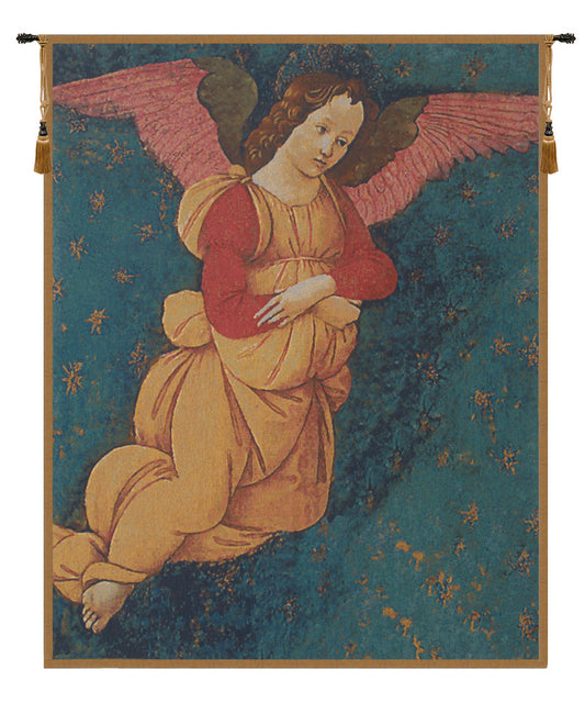 Angels Altarpiece Vertical Belgian Tapestry Wall Art