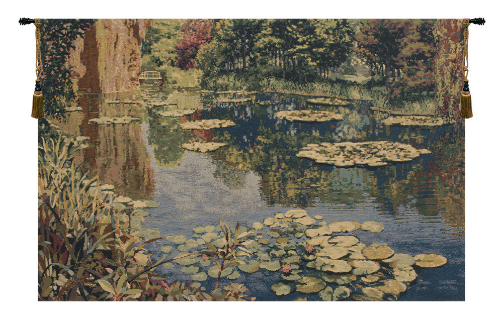 Lake Giverny Without Border Belgian Tapestry Wall Art