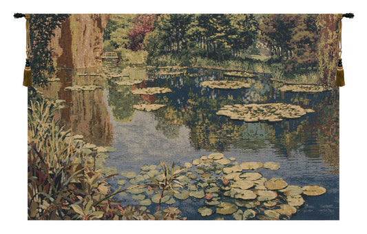 Lake Giverny Without Border Belgian Tapestry Wall Art