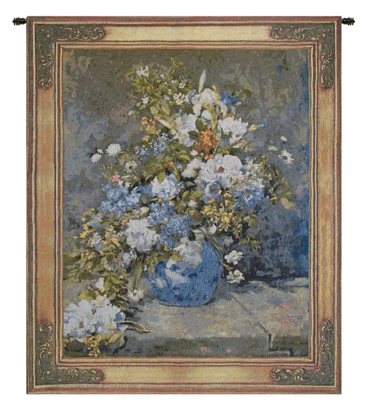 Spring Bouquet by Renoir Belgian Tapestry Wall Art