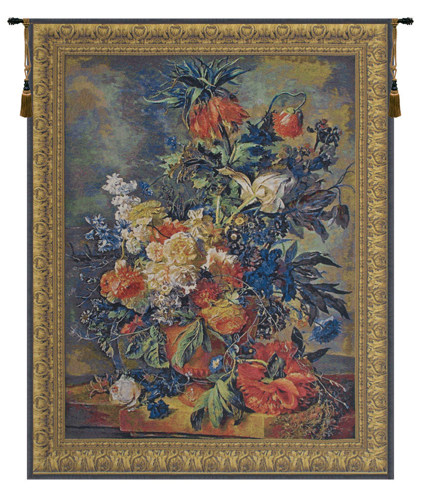 Bouquet Dore Belgian Tapestry Wall Art