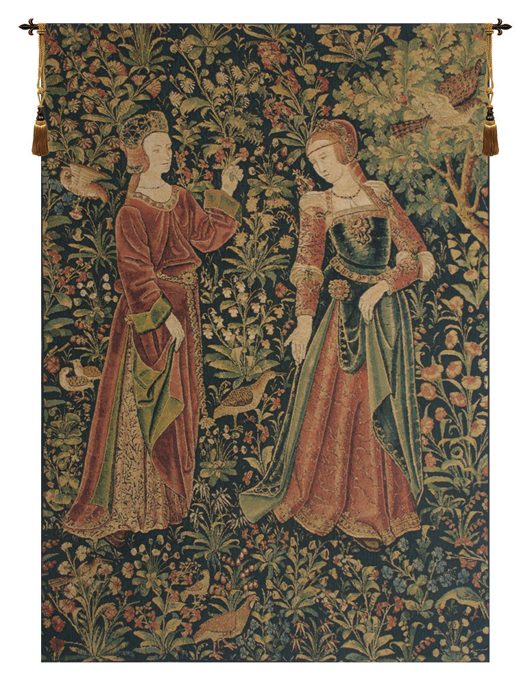Promenade Left Panel Belgian Tapestry Wall Art