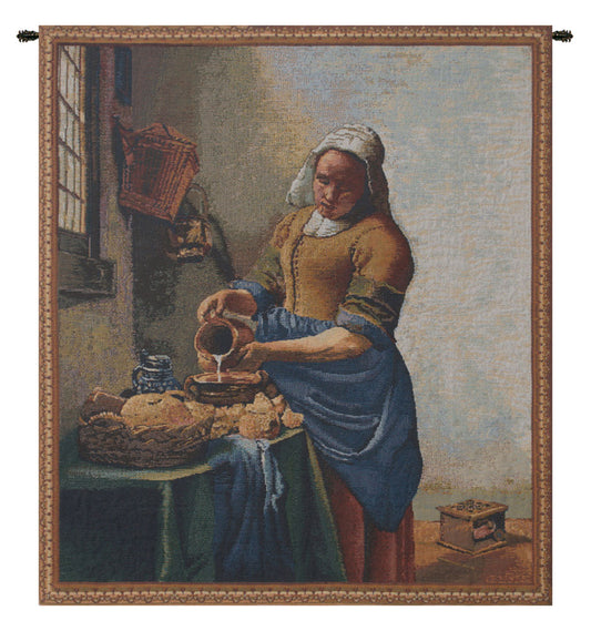 Servant Girl Belgian Tapestry Wall Art