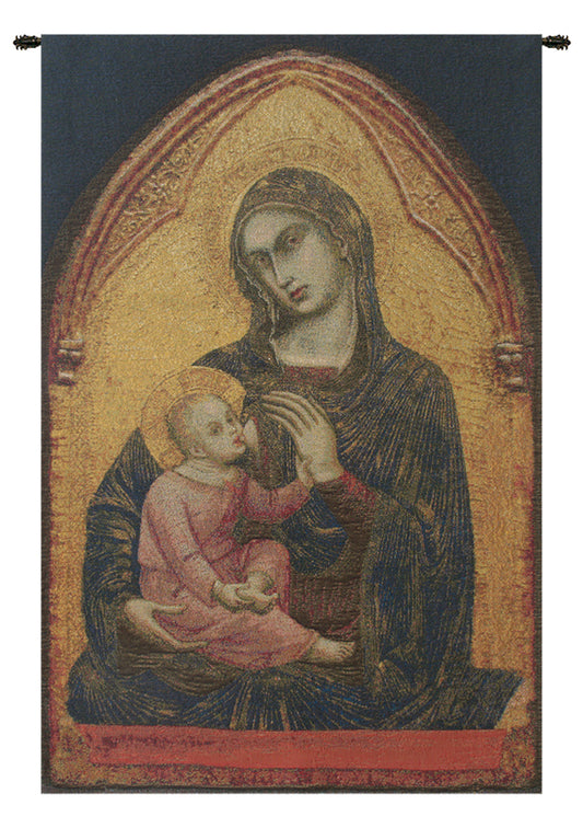 Madonna en Or Belgian Tapestry Wall Art