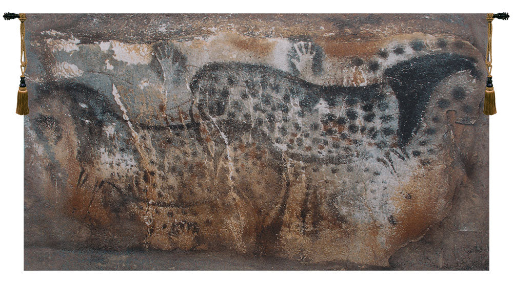 Hands and Horses Belgian Tapestry Wall Art