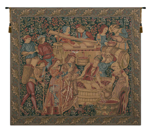 Vendange Left Panel Tapestry Wall Hanging