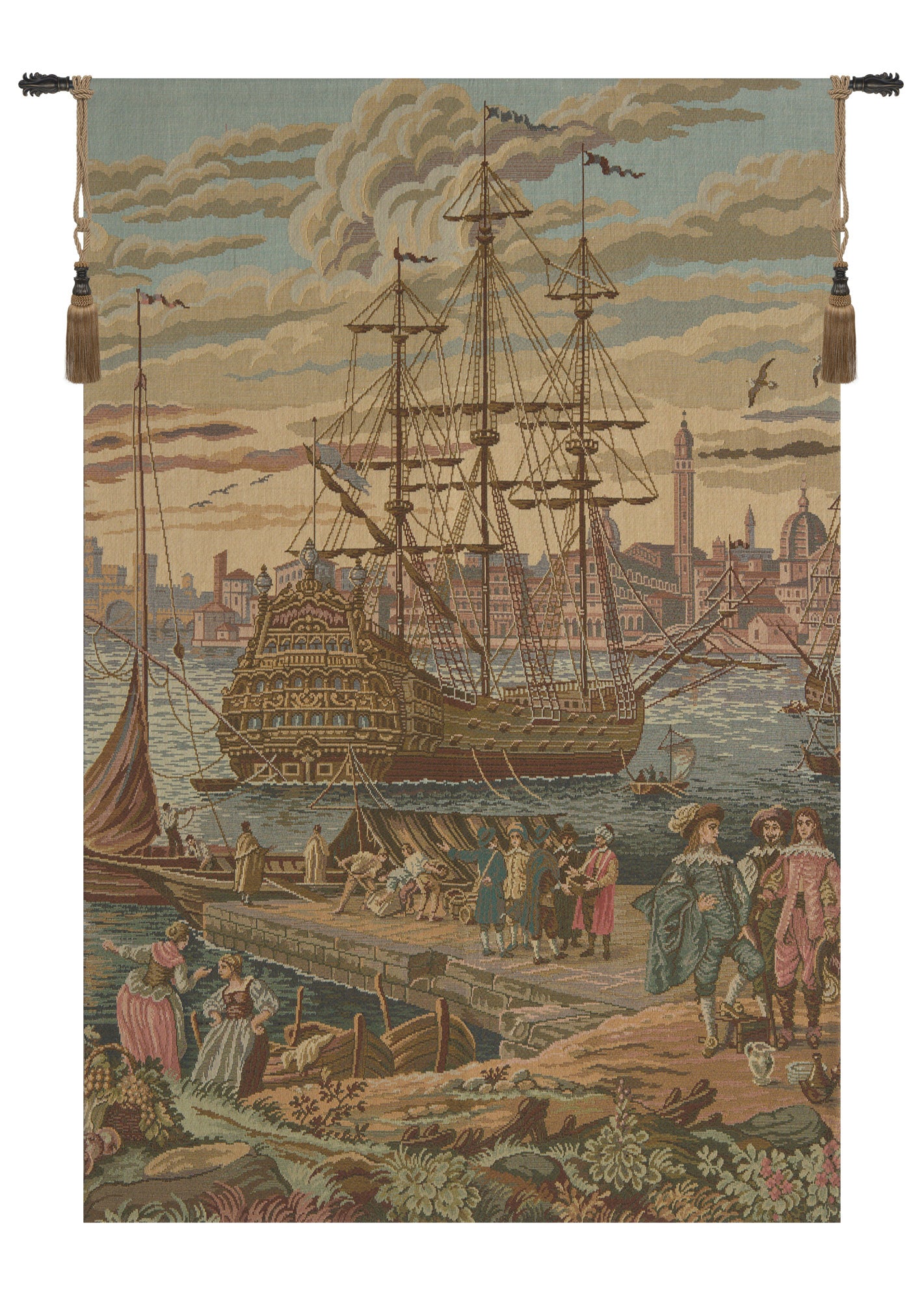 The Galleon Italian Wall Tapestry
