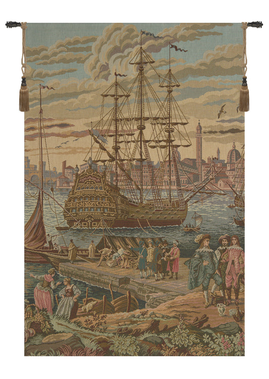 The Galleon Italian Wall Tapestry