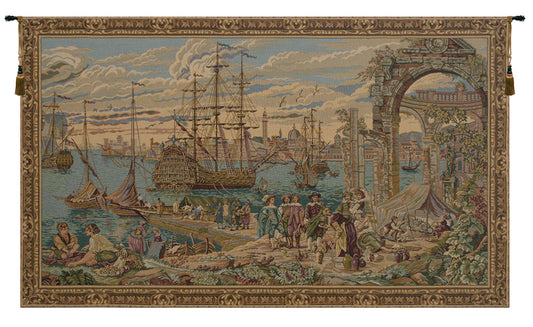 The Harbour Italian Wall Tapestry