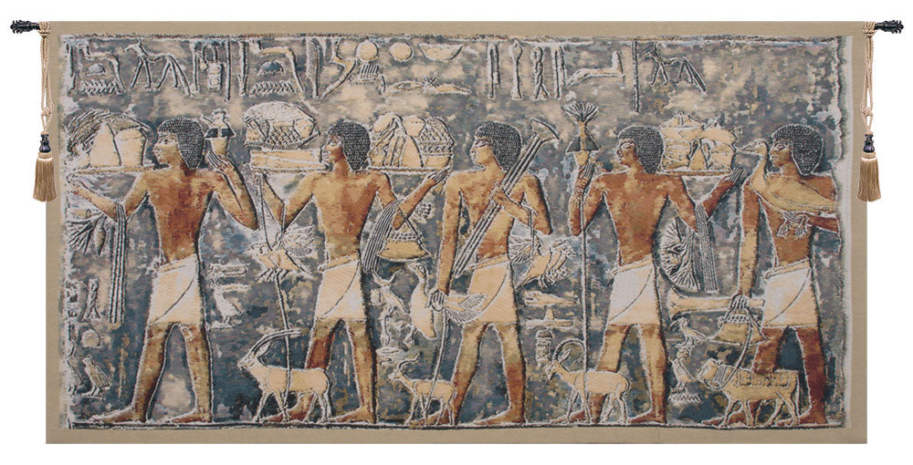 Saqqarah Blue Part 2 Belgian Tapestry Wall Art