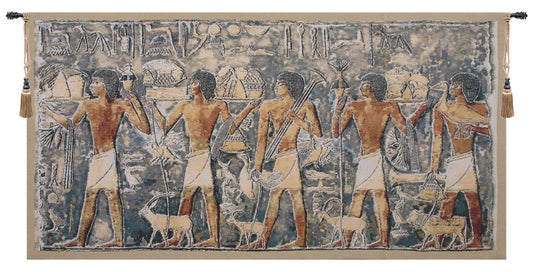 Saqqarah Blue Part 2 Belgian Tapestry Wall Art