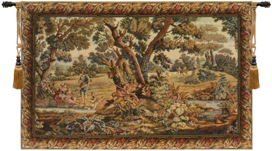 Hunters Resting Italian Wall Tapestry
