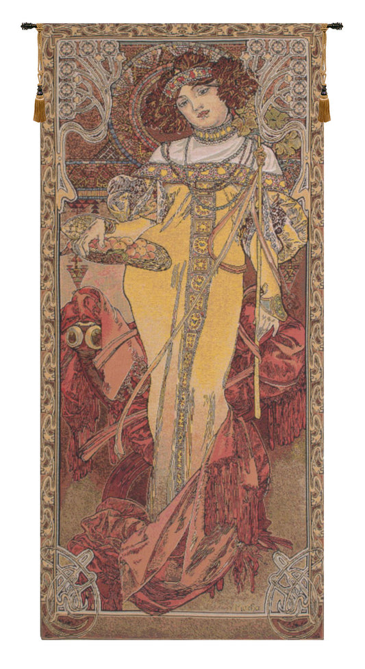 Mucha Autumn European Tapestry