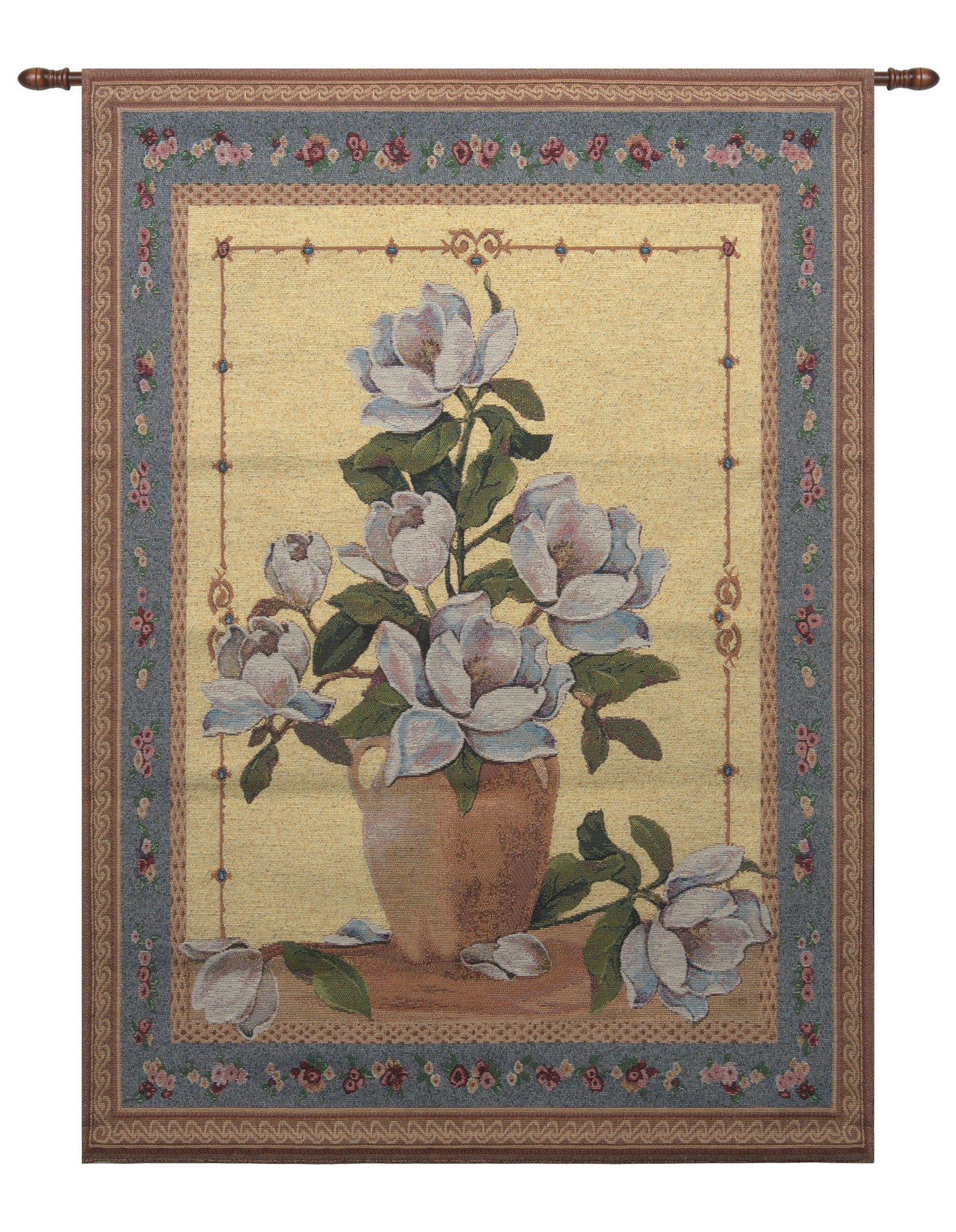 Spring Magnolias I Fine Art Tapestry