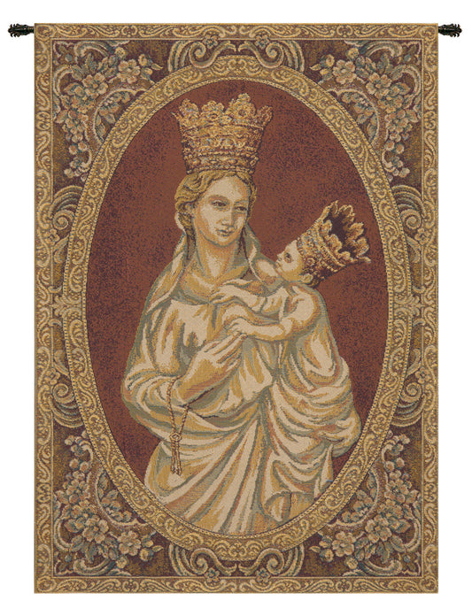 Madonna from Trapani Italian Wall Tapestry
