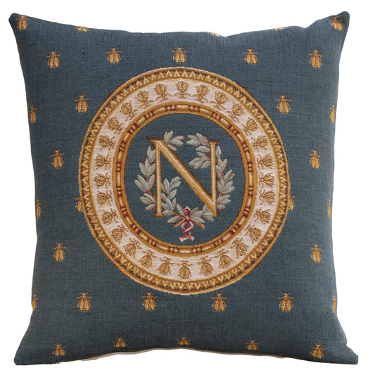 Blue Napoleon French Cushion Cover