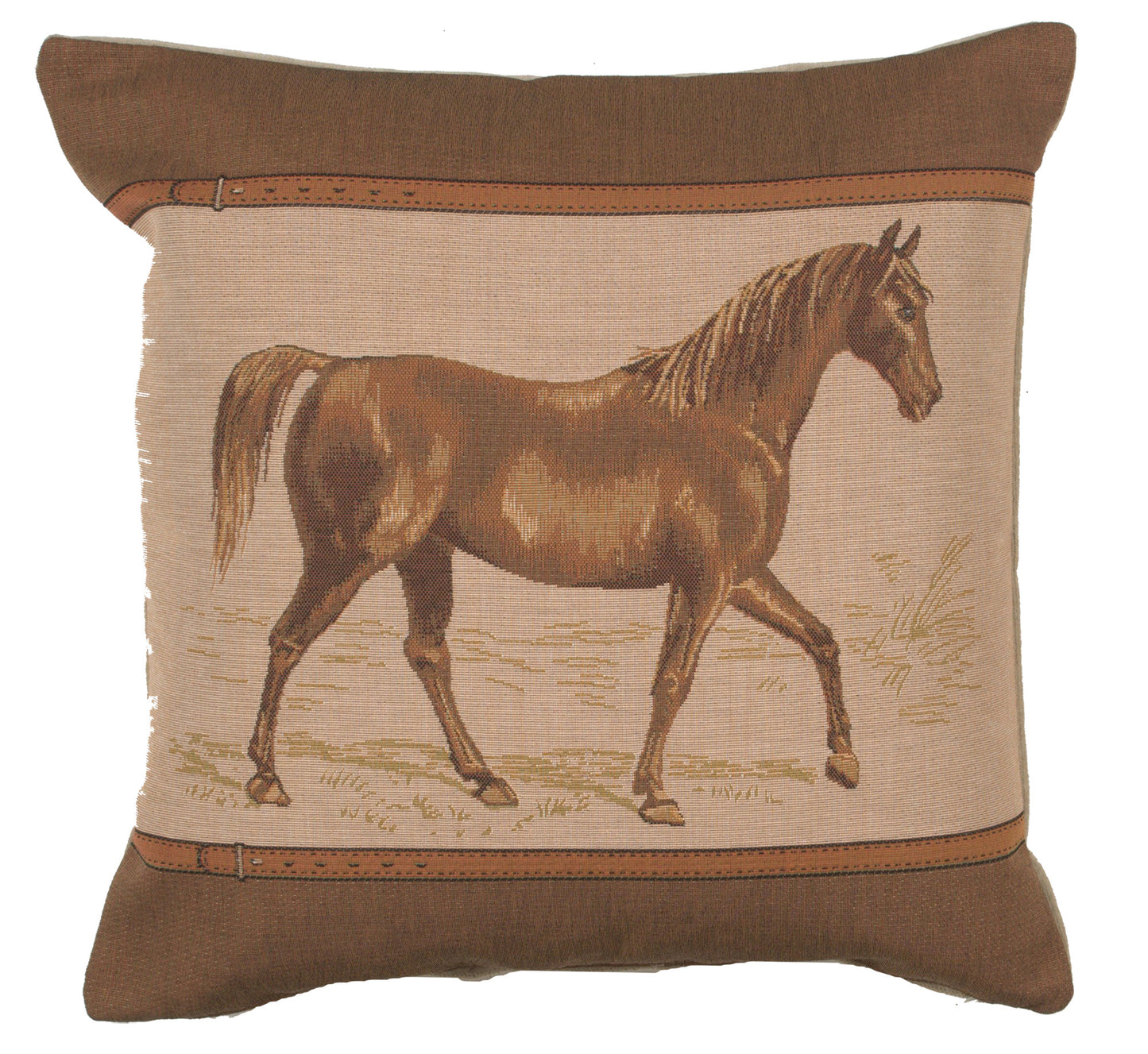 Horse Belt French Cushion Cover