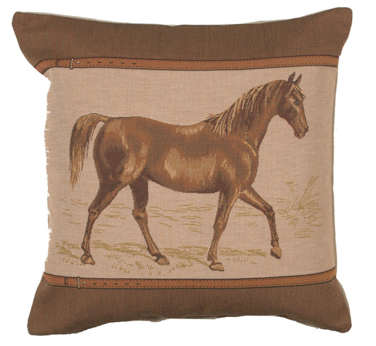 Horse Belt French Cushion Cover