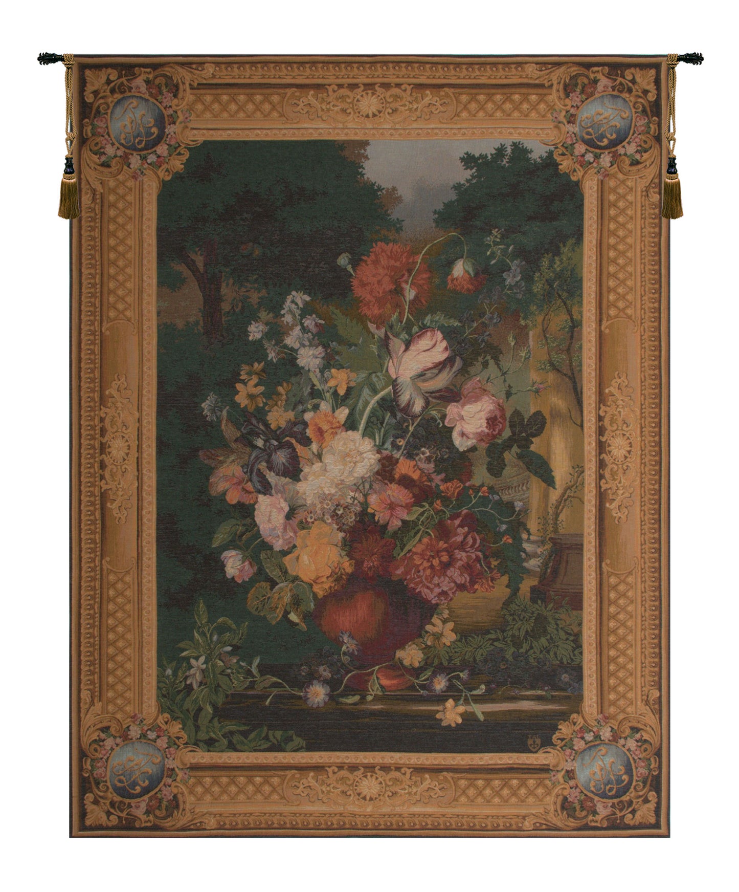Grand Bouquet Flamand French Tapestry
