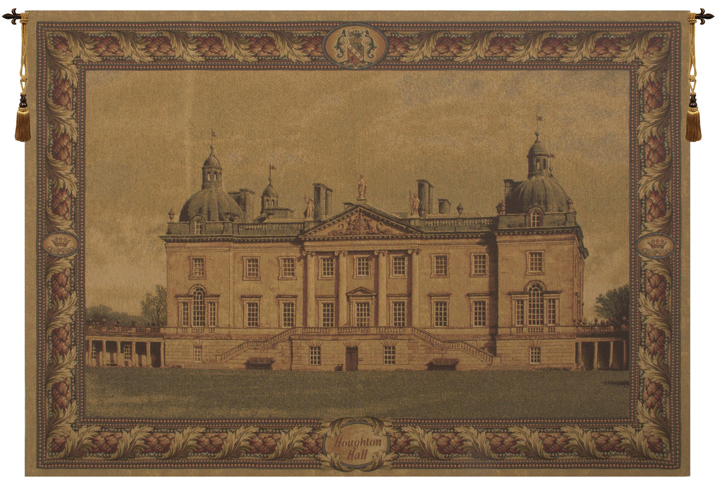 English Castle Belgian Tapestry