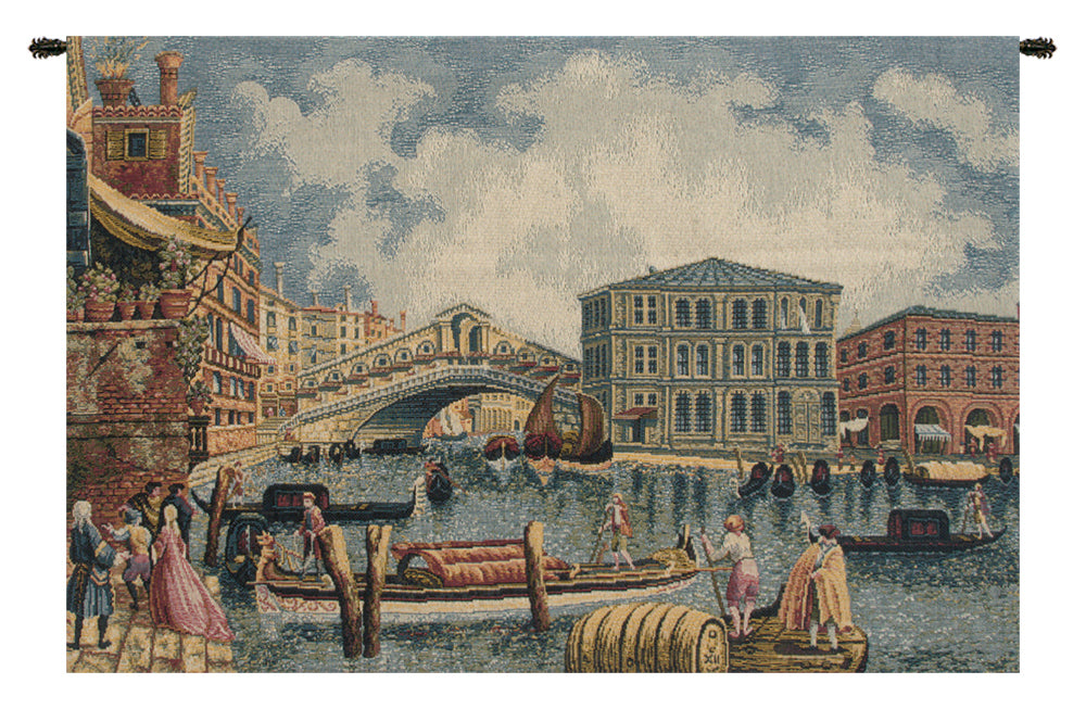 Ponte Di Rialto II Italian Wall Tapestry