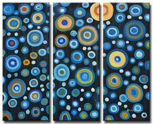 Circles of Abundance Canvas Wall Art