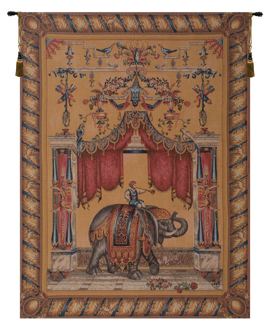 Grotesque Elephant French Tapestry