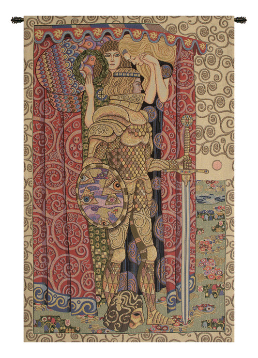 Armored Knight Italian Wall Tapestry