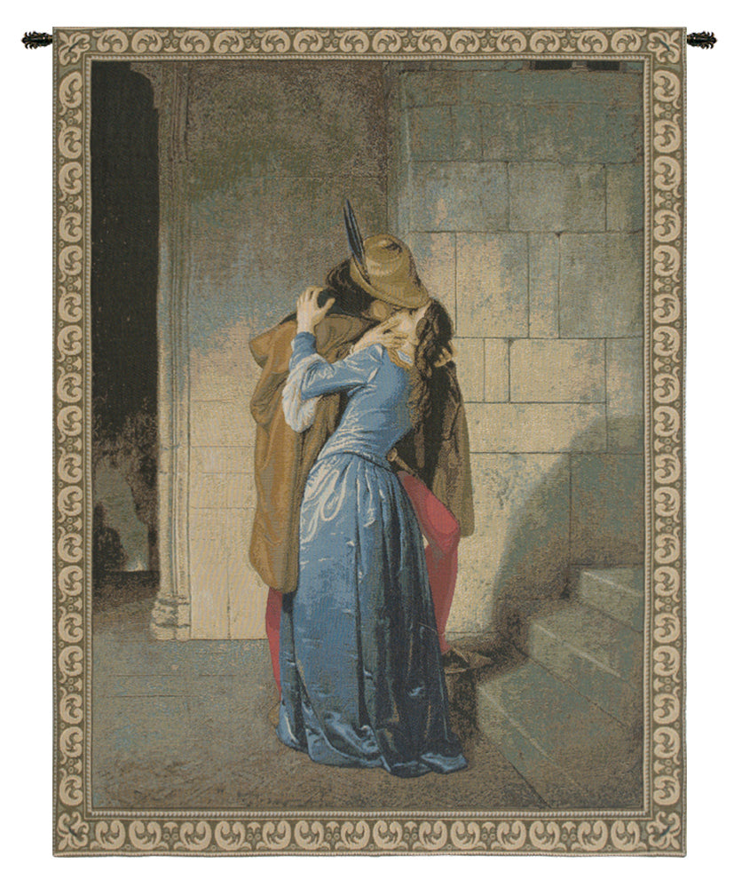 The Kiss Italian Wall Tapestry