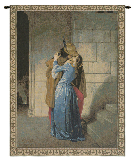The Kiss Italian Wall Tapestry