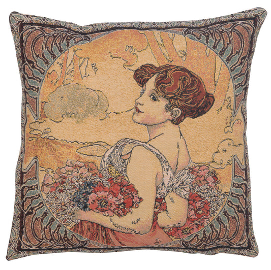 Mucha Summer II European Cushion Covers