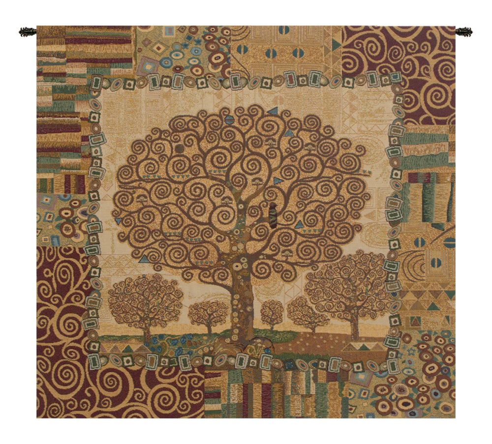 Klimts Tree of Life Italian Wall Tapestry