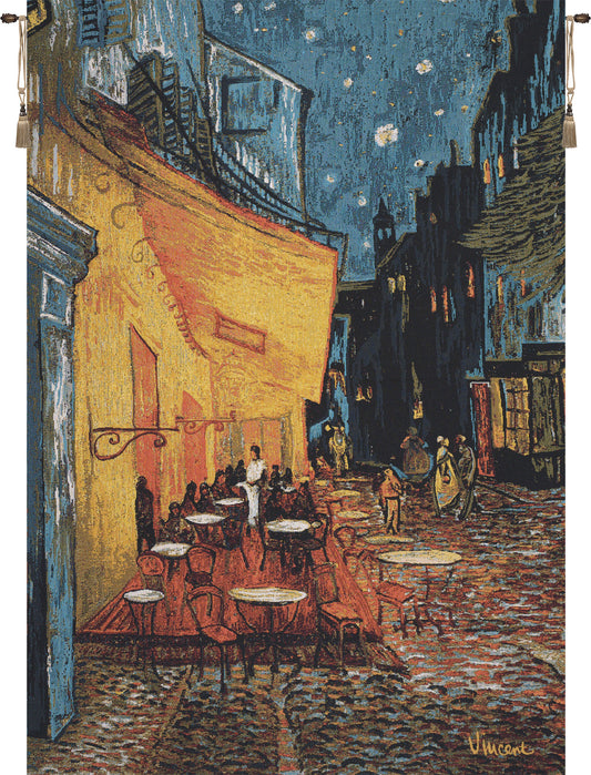 Cafe Terrace at Night by Van Gogh European Tapestry