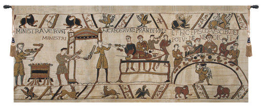 Bayeux Banquet II Belgian Tapestry Wall Art