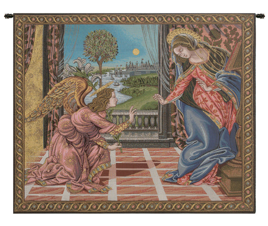 Annunciation Botticelli Italian Wall Tapestry