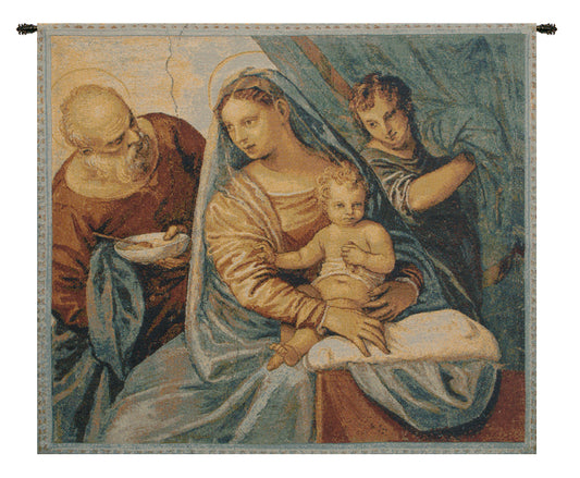 Madonna della Pappa Italian Wall Tapestry
