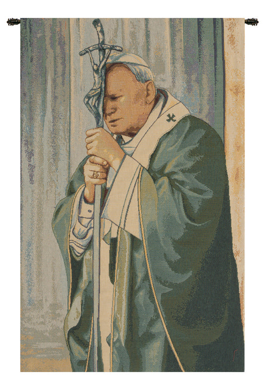 Pope John Paul II  Italian Wall Tapestry