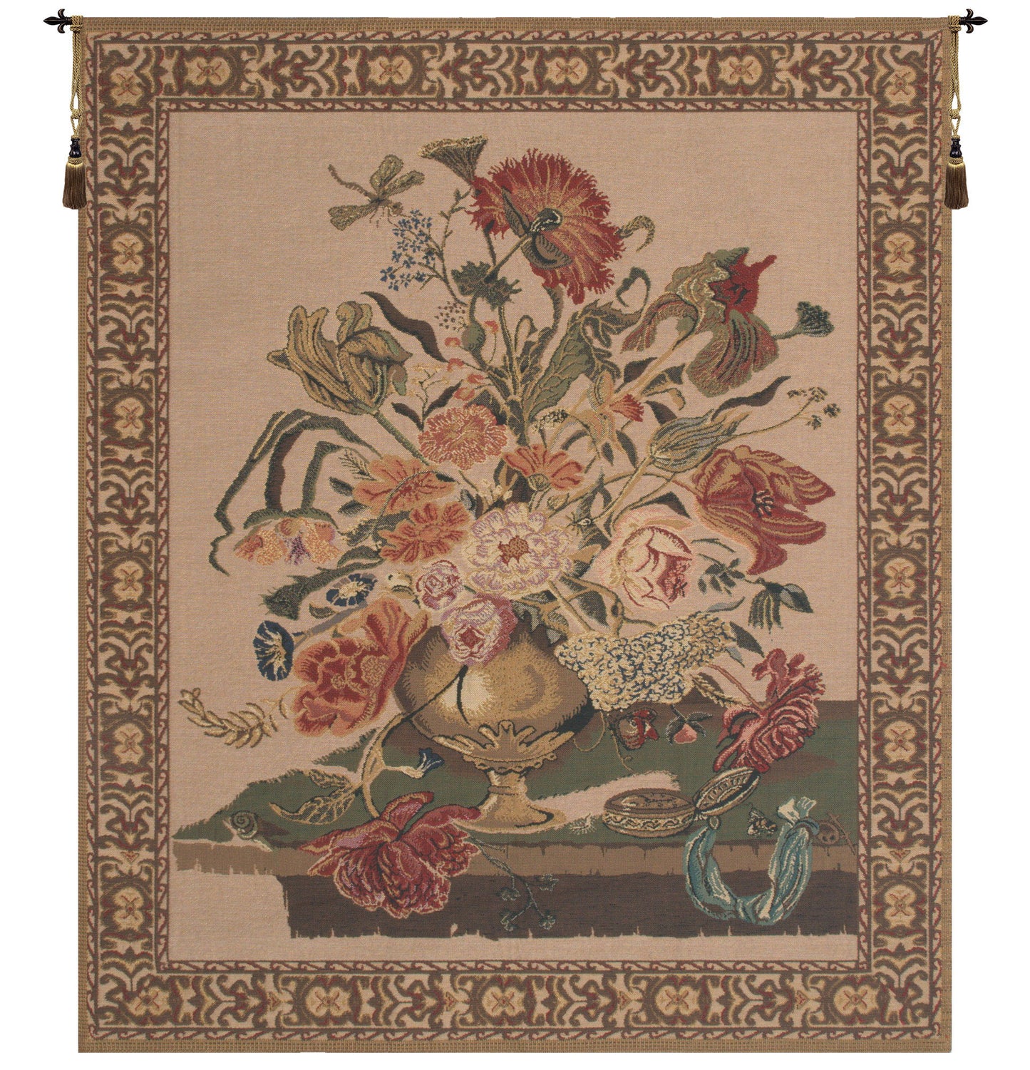 Mignon Bouquet, Beige Tapestry Wholesale