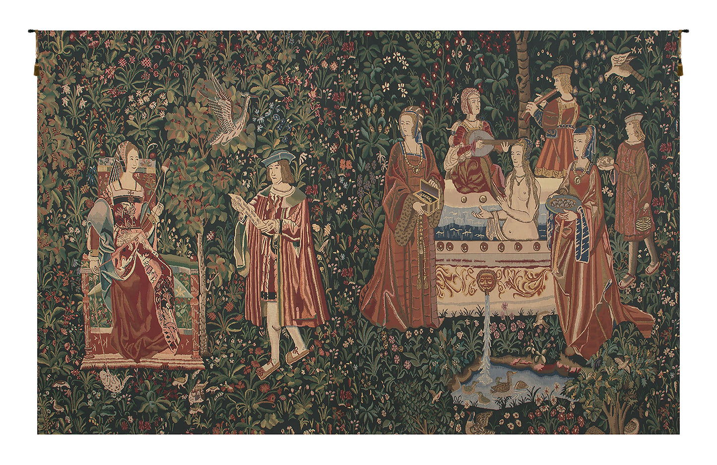 Bath and Reading in the Garden Tapestry Wholesale