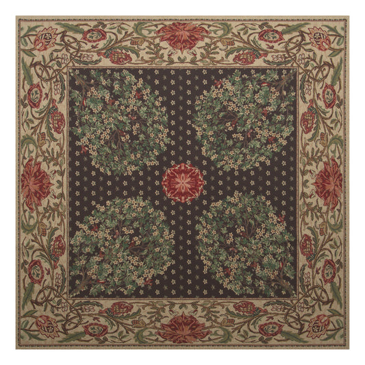 Tree of Life Brown Afghan Throw Wholesale