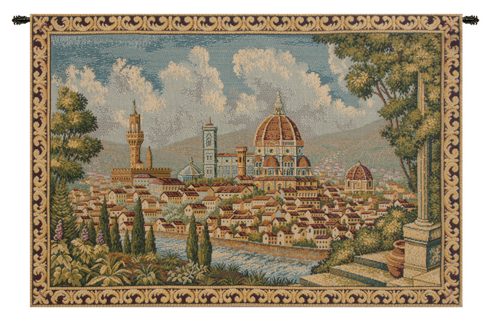 Firenze Veduta Italian Wall Tapestry