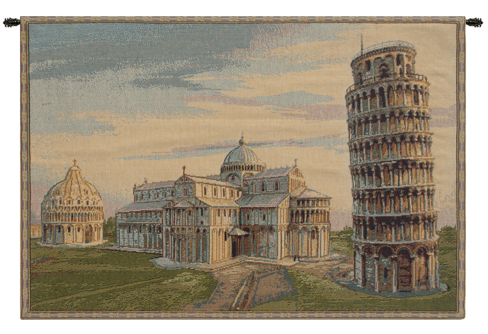 Torre duomo Battistero Italian Wall Tapestry