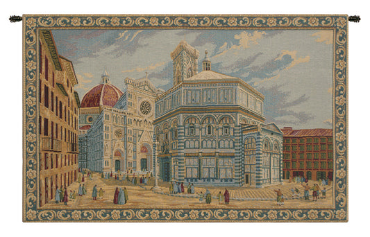Duomo e Battistero Firenze Italian Wall Tapestry
