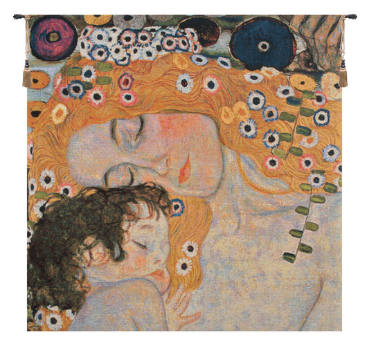 Mother and Child Belgian Tapestry Wall Art
