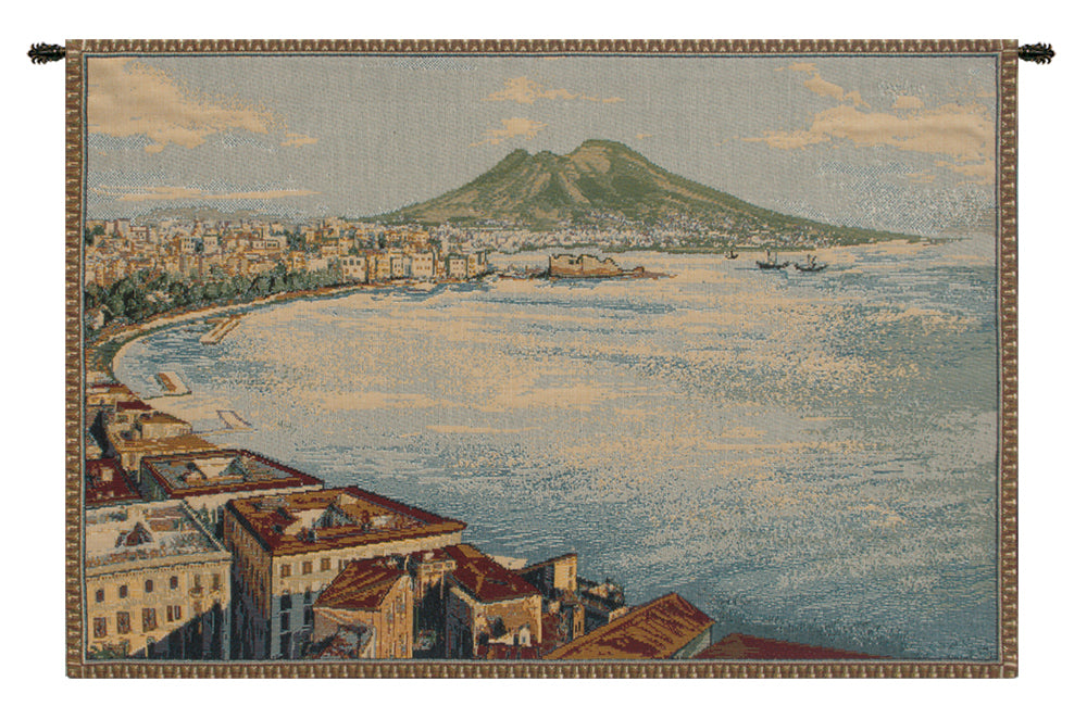 Gulf of Naples Italian Wall Tapestry